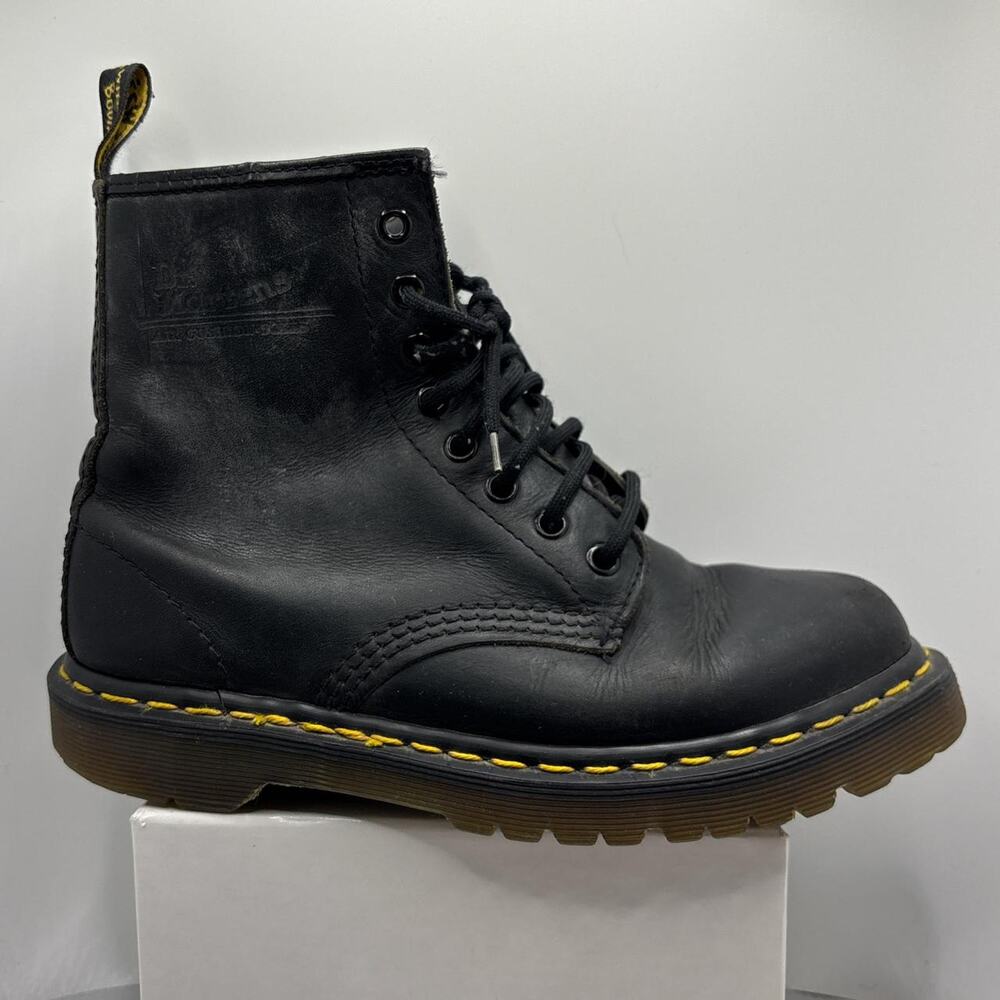 Dr. Martens 1460 Womens Size US5 Black Leather Lace Up Short Flat Combat Boots